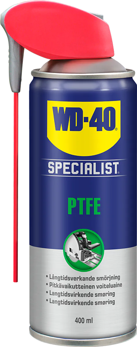 Teflonolje WD-40 PTFE m/smart straw 400ml.